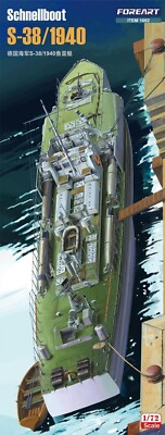 FOREART 1002 1/72 German Schnellboot S-38/1940