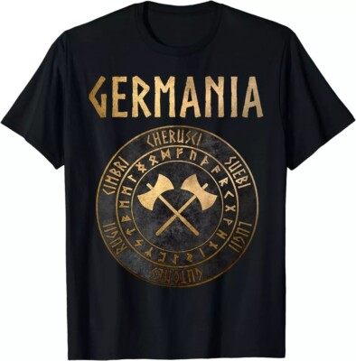 NEW LIMITED Germania Ancient Germanic Tribes Vintage T-Shirt