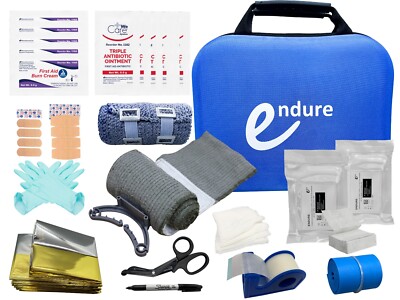 Endure First Aid Stop The Bleed Kit, Refill Bleeding Control, IFAK Kit Rescue