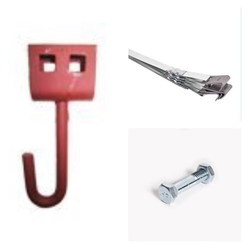 Mobile Home Part Set Of 4 J Hook Concrete Anchors 8 Tie Down Straps Bolts Ebay