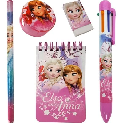 Frozen Schreibset Schulset Kugelschreiber Radierer Spitzer Block 5-tlg. Disney