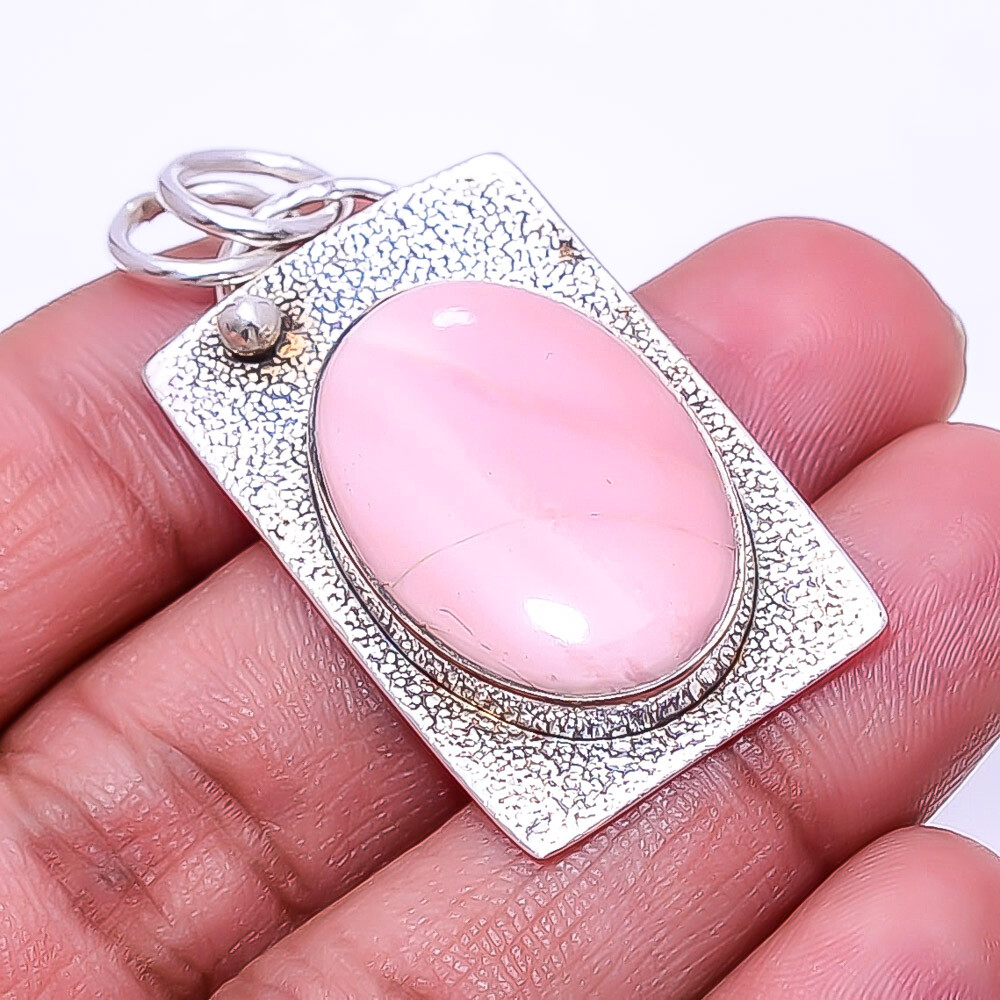 Pink Opal - Australia 925 Sterling Silver Pendant 1.76