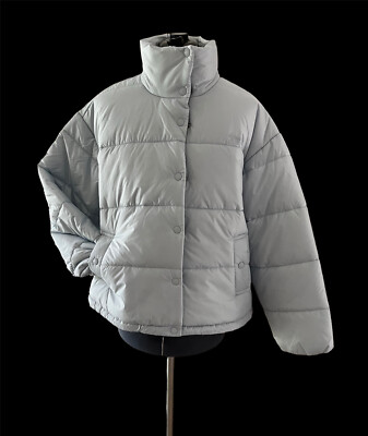 NWT Levi s Womens sz M Warm Isulated water repellent jacket gorgeous lt. blue cl