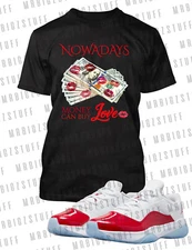 Nowadays Sneaker Tee Shirt To Complement J11 CMFT Cherry & J11 Bred Velvet