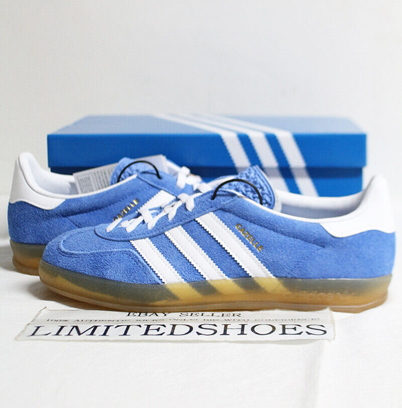 springen Reageren zwaar Size 9.5 - adidas Gazelle Indoor Blue Fusion Gum 2022 for sale online | eBay