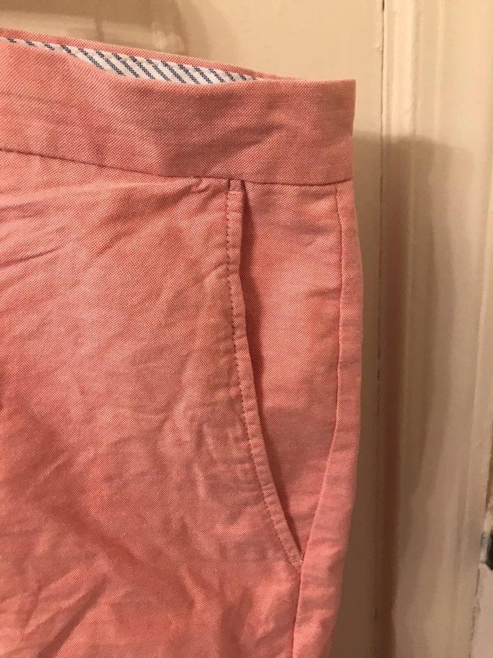 Size 40 Chaps Mens Red Shorts Stretch Cotton Chino Flat Front Pockets Summer - Image 3 of 4