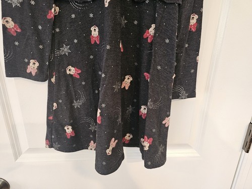 Jumping Beans Disney Winter Holiday Long Sleeve Girls Minnie Mouse Dress Size 6 - Picture 4 of 9