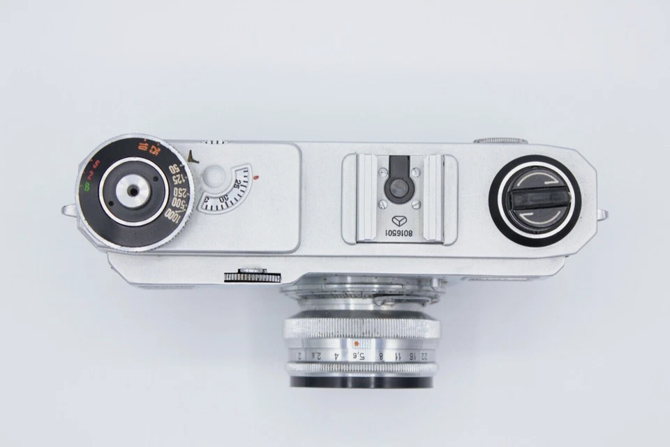 Kiev 4AM Soviet Camera with lens Jupiter 8M (2/53) copy Contax 2 Bayonet - Photo 2/4