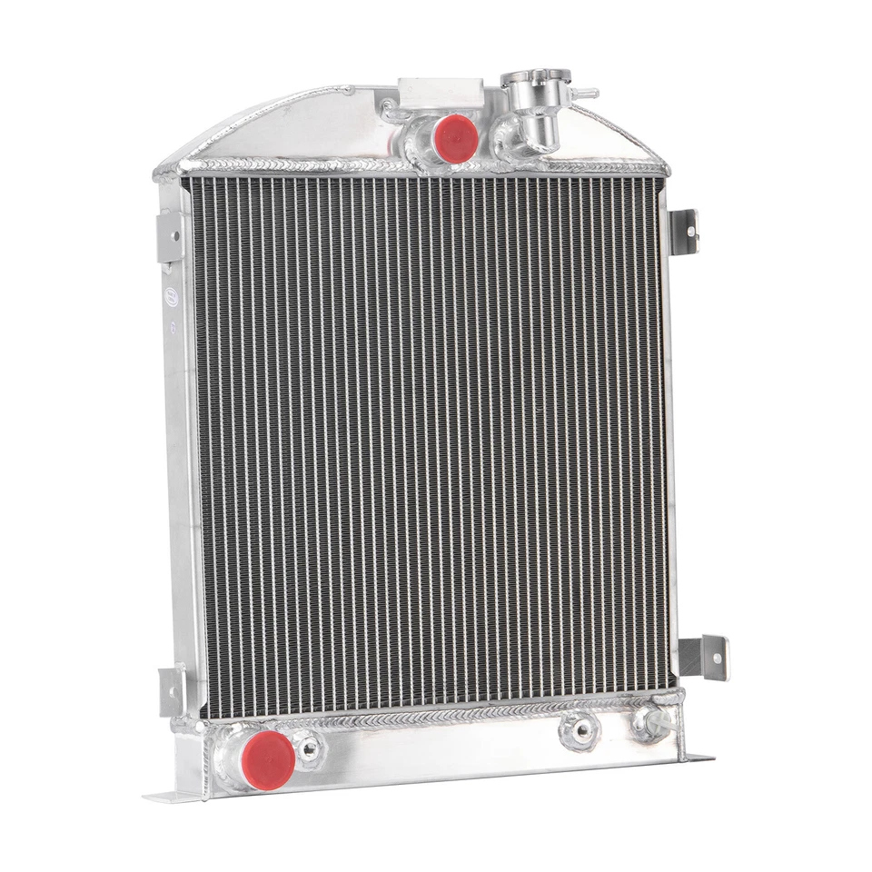 Radiador de 4 filas para Ford 1932 modelo picado 18 B/BB V8 AT/MT motor V8 Foto 3 de 4