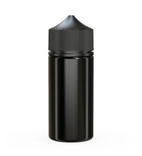 CHUBBY GORILLA 100ML V3 PET Bottles 5pack OPAQUE BLACK BOTTLE/BLACK LID