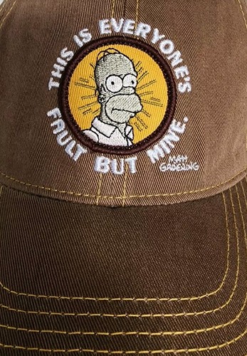 The Simpsons 2007 Kwik-E-Mart 711 Pop Up Homer Ball Cap Trucker Dad Hat Retro - Picture 2 of 9
