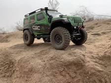 SCX24 Jeep Round Retro Snorkel - 1/24 Scale Micro Crawler