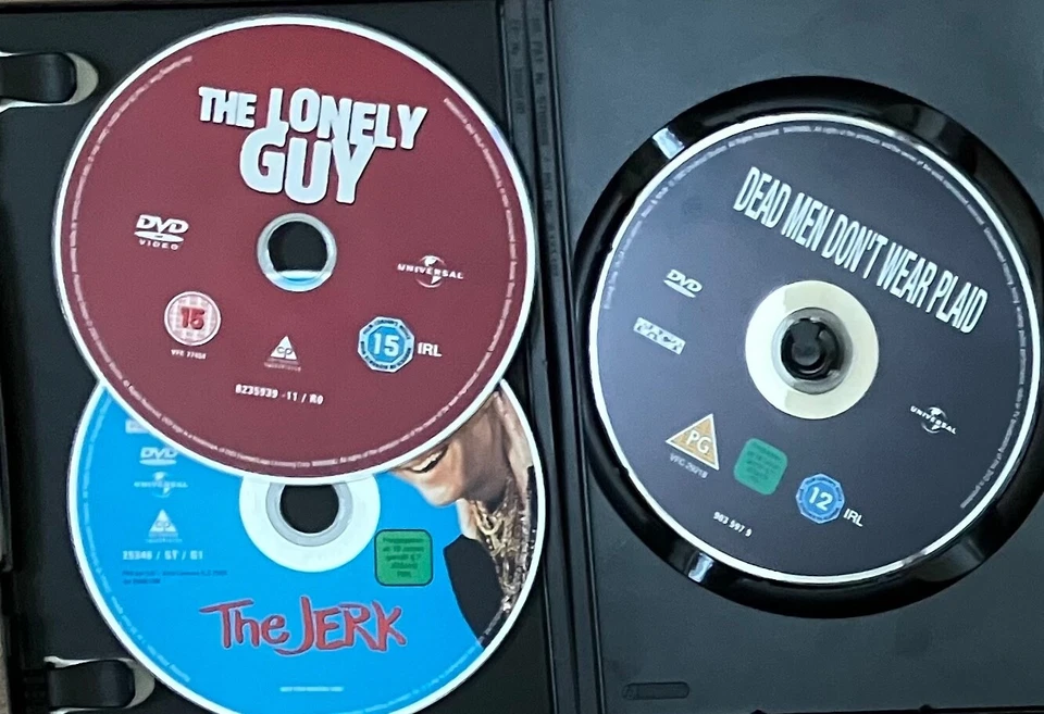 STEVE MARTIN DVD Boxset - The Jerk / The Lonely Guy / Dead Men Don’t Wear Plaid - Image 3 of 3