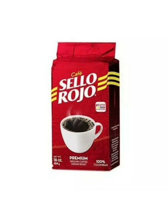 Sealed Cafe Sello Rojo 100 Colombian Coffee 16 oz