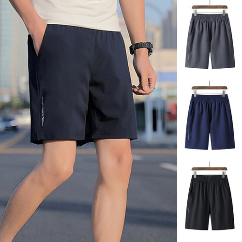 Mens Quick Dry Elastic Waist Beach Swim 