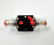 60 AMP Circuit Breaker Dual Battery Waterproof 12-Volt IP67 Fuse Manual Reset