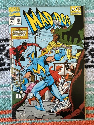 Collectible MARVEL Comic- MAD DOG #6 Oct. 1993 | eBay
