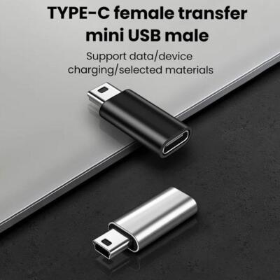 USB C To Mini USB 2.0 Adapter Type C Female To Mini Male Convert Nice