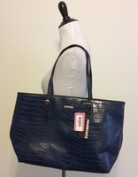 Dana Buchman Blue Reptile Pattern Man Made Sammy Tote Shoulder Bag 3801 on sale Dana Buchman Blue Reptile Pattern Man Made Sammy Tote Shoulder Bag 3801 on sale