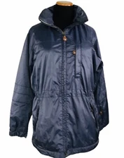 Post Card Womens Winter Ski Parka Jacket Coat Size 6 Made In Italy Purple