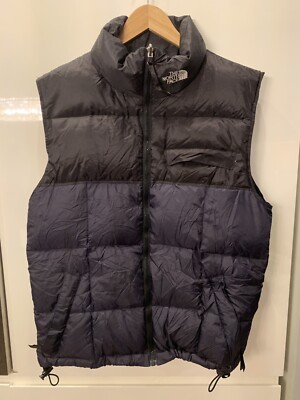 North Face Lightweight Puffer Vest Navy Blue Sz M | eBay