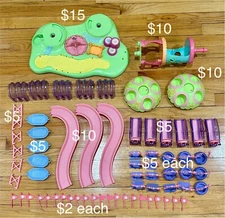 Littlest Pet Shop Whirl Around Playground Replacement Parts (different prices)