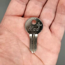 5x Ilco S1042Z Key Blanks Illinois 210 Equivalent Nickel Plated NOS