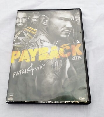 WWE Payback 2015 DVD Fatal Way Ambrose Reigns Orton Cena