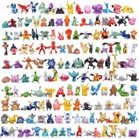24-144Pcs Action Figures Random Set Monsters Battle Pocket Toys For Children