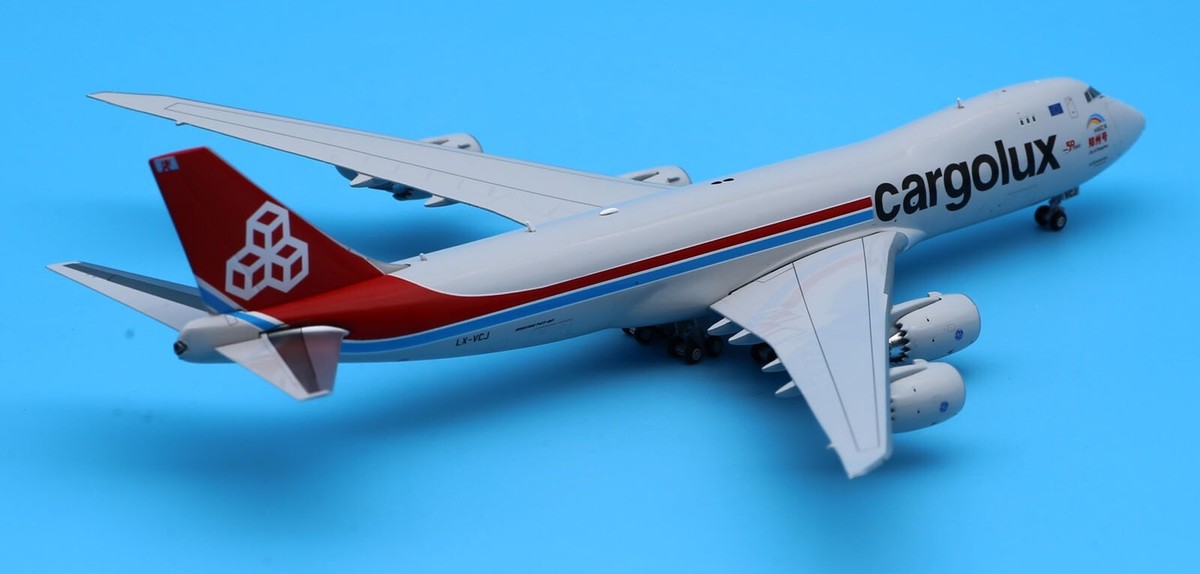 JC Wings 1:400 Cargolux Airlines Boeing B747-8F Diecast