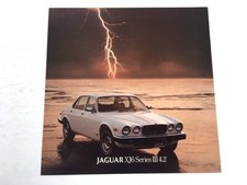 1981 1982 Jaguar XJ6 Series III 4.2 1-page Vintage Car Sales Brochure Card