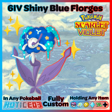✨ Shiny Blue Florges  6IV ✨ Pokemon Scarlet & Violet 🚀 Fast 🚀