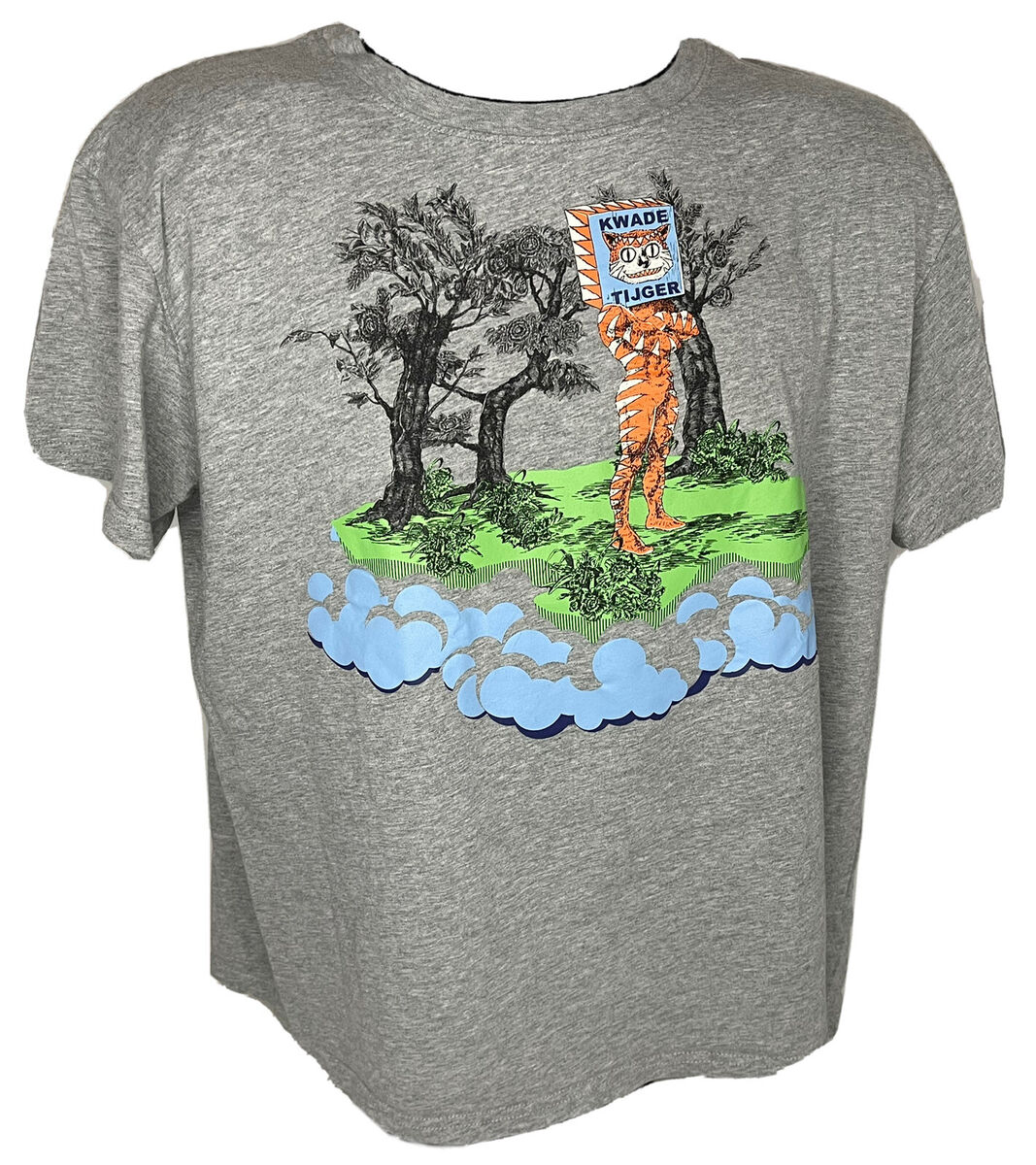 IKEA WALTER VAN BEIRENDONCK KWADE TIJGER GRAY TIGER T SHIRT IKEA WALTER VAN BEIRENDONCK KWADE TIJGER GRAY TIGER T SHIRT