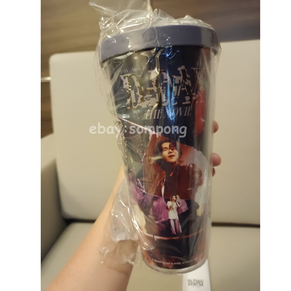 BTS SUGA Agust Tour D-DAY Tumbler 2024 Cold Cup Gift Cute