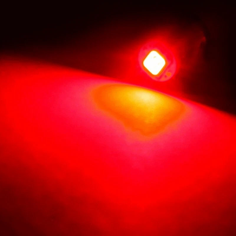 10pcs Red 2835 LED T4.2/T4 Neo Wedge Car Dash HVAC Heater Climate Control Light - Image 3 of 4