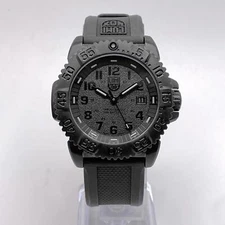 Luminox Navy Seal Colormark Blackout Steel Black Dial Quartz Watch XS.3152.BO