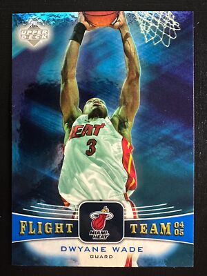 Dwyane Wade 2004 Upper Deck Flight Team Basketball Card Miami Heat #FT15
