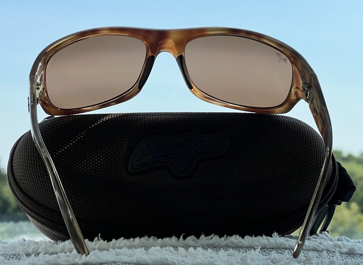 ミッドナイト・サン Maui Jim Surf Rider MJ 261 10 Tortoise Frame + HCL Bronze