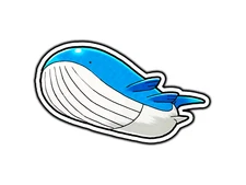 Wailord Waterproof Vinyl Sticker Decal Die-Cut 