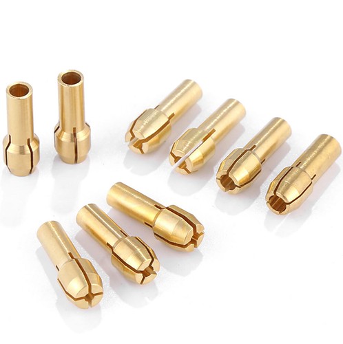 0.5mm to 3.2mm Brass Drill Chuck Collet Bit For Dremel Type Rotary Tools - Picture 1 of 15