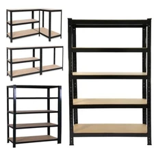 Heavy Duty Garage Storage Shelves Metal Rack Shelving Storage Unit 5 Tier Shelf