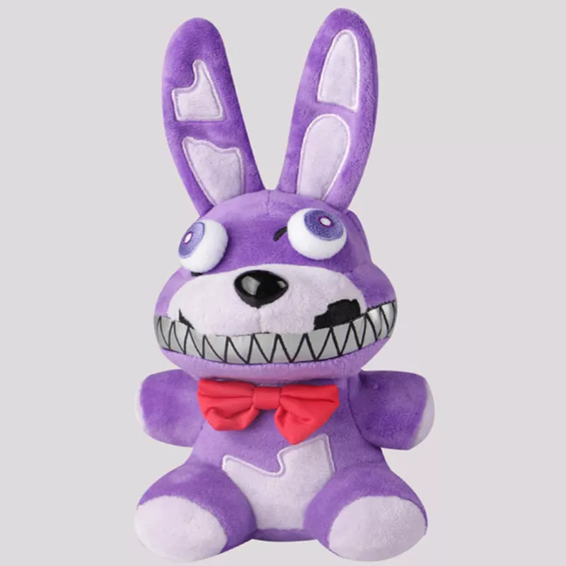 6 FNAF FIVE NIGHTS AT FREDDY'S NIGHTMARE BONNIE PLUSH TOY kids gift doll s