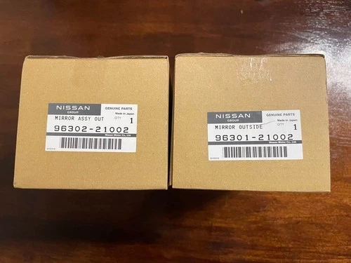 NISSAN Genuine DATSUN 510 1200 SUNNY B110 B120 Side Fender Mirror LH & RH Set