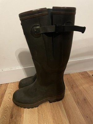 AIGLE Parcours 2 EU 40   WATERPROOF Boots FRENCH Hunting   GARDEN FARM wellies 