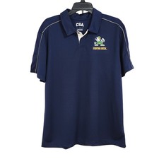 NEW Notre Dame Fighting Irish Short Sleeve Performance Polo Mens Large Navy Blue
