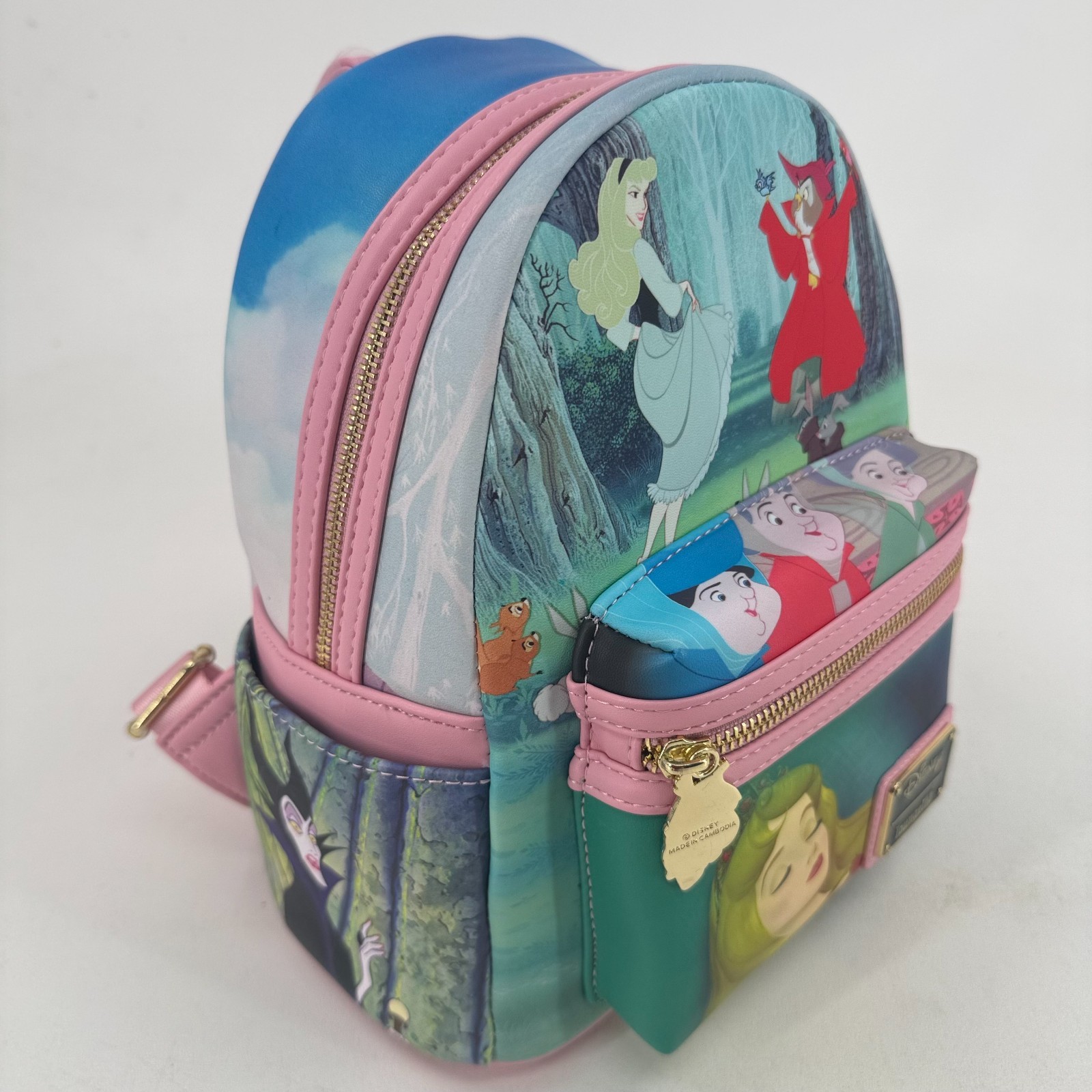NEW Loungefly Disney Princess Sleeping Beauty Backpack Purse Adjustable Straps