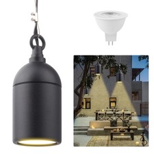 Outdoor Pendant Hanging Light, 12V Low Voltage Landscape Lighting, Replaceabl...