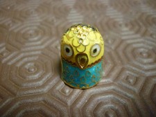 Dé métal cloisonné ( Tète de rapace )