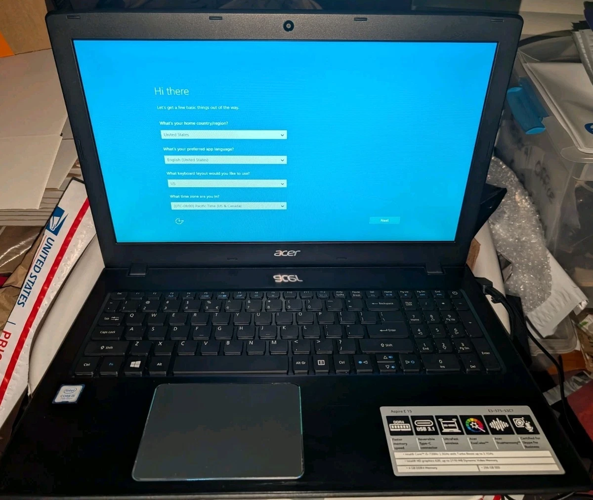 Acer Intel Core i5 7th Gen. PC Laptops & Netbooks 256 GB SSD