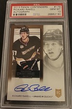 2013-14 Panini Contenders Auto RICKARD RAKELL Rookie Autograph PSA 10 POP 2